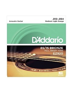 Струны для акустической гитары EZ920 D'addario