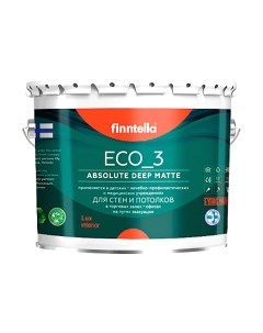 Краска Eco 3 Wash and Clean Полиуретан-латексная База А / F-08-1-3 Finntella