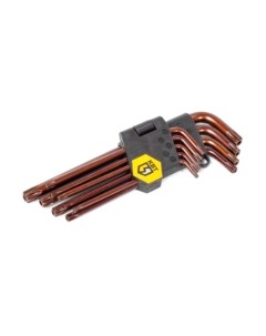 Набор ключей Torx КТ-9s (Т10-Т50) / 82178 Квт