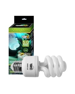 Лампа для террариума Reptile UVB Compact Fluorescent Lamp 26W UVB 5.0 / 005 Lucky herp