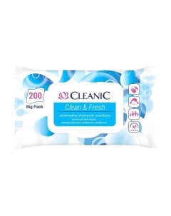 Влажные салфетки Cleanic