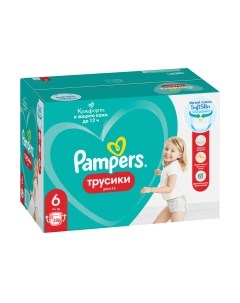 Подгузники-трусики детские Pants 6 Extra Large Pampers