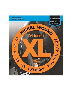 Струны для бас гитары D'addario