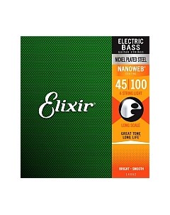 Струны для бас-гитары 14052 45-100 4-Strings Elixir strings