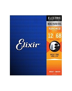 Струны для электрогитары 12302 (12-68) Elixir strings