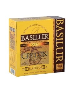 Чай пакетированный Ceylon The Island Of Tea Gold Black Basilur