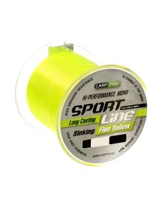 Леска монофильная Sport Line Fluo Yellow 1000M / CP2110-0310 Carp pro