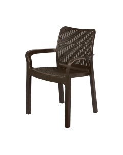 Стул пластиковый Rattan / ING6182ГШК Ingreen