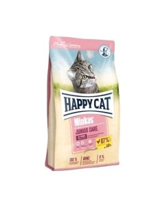 Сухой корм для кошек Minkas Junior Care Geflugel / 70373 Happy cat