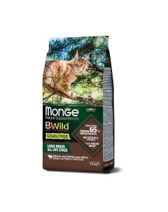 Сухой корм для кошек BWild Cat Grain Free Large Buffalo Potatoes Monge