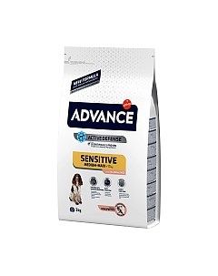 Сухой корм для собак Sensitive с лососем и рисом Advance