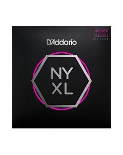 Струны для бас-гитары NYXL45100 D'addario