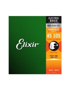 Струны для бас-гитары 14087 45-105 4-Strings Elixir strings