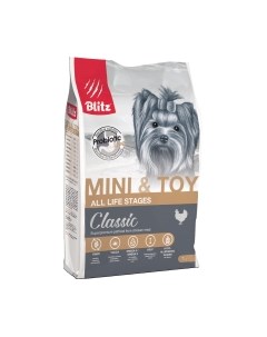 Сухой корм для собак Classic Adult Mini&Toy / 4158 Blitz pets