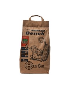 Наполнитель для туалета Corn Cat Свежая трава Super benek