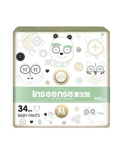 Подгузники-трусики детские V5S XL 12-17кг / Ins34green Inseense