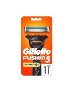 Бритвенный станок Fusion Power с элементом питания Gillette