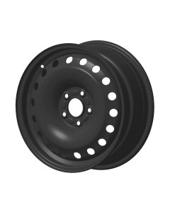 Штампованный диск KIA Soul 17x7 5x114 3мм СВ 67 4мм ET 50мм Black Тзск