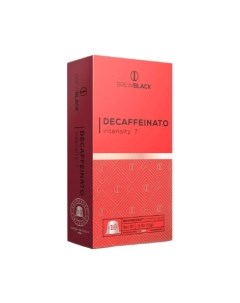 Кофе в капсулах Brew Black Decaff стандарта Nespresso Carraro