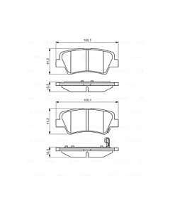 Тормозные колодки Bosch