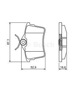 Тормозные колодки Bosch