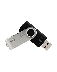 USB flash накопитель UTS2 64GB Black (UTS2-0640K0R11) Goodram