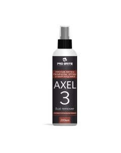 Пятновыводитель Axel-3 Rust Remover против ржавчины марганцовки и крови Pro-brite