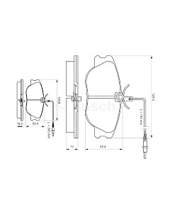 Тормозные колодки Bosch