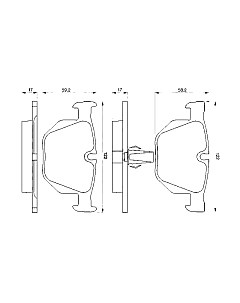 Тормозные колодки Bosch