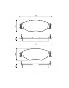 Тормозные колодки Bosch