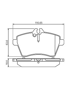 Тормозные колодки Bosch