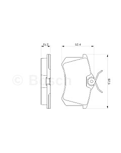 Тормозные колодки Bosch