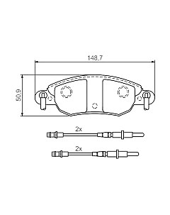 Тормозные колодки Bosch