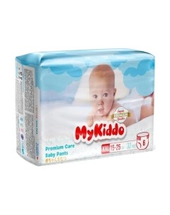 Подгузники-трусики детские Premium XXL 15-25кг Mykiddo