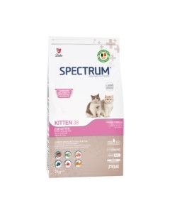 Сухой корм для кошек Kitten38 для котят с курицей Spectrum