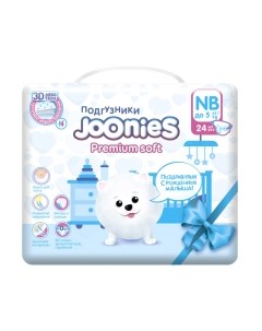 Подгузники детские NB Premium Soft 0-5кг Joonies