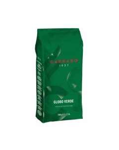 Кофе в зернах Globo Verde 50% арабика, 50% робуста Carraro