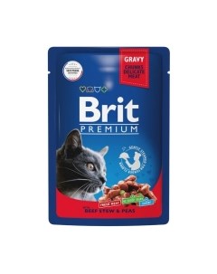 Влажный корм для кошек Brit