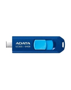 USB flash накопитель UC300 64GB (ACHO-UC300-64G-RNB/BU) A-data