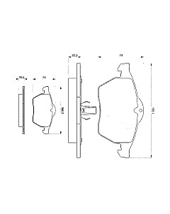 Тормозные колодки Bosch