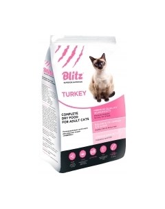 Сухой корм для кошек Adult Cats Turkey Blitz pets