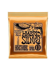 Струны для электрогитары 2222 Nickel Hybrid Slinky Ernie ball