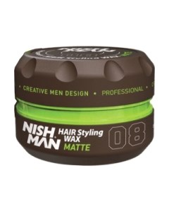 Воск для укладки волос 08 Matte Look Nishman