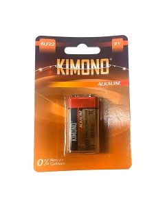 Батарейка Alkaline 6LF22 1BL Kimono