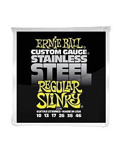 Струны для электрогитары 2246 Stainless Steel Regular Slinky 10-46 Ernie ball