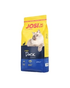 Сухой корм для кошек Adult JosiCat Crispy Duck&Fish Josera