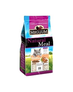 Сухой корм для кошек Cat Chicken & Turkey / MGS0315 Meglium