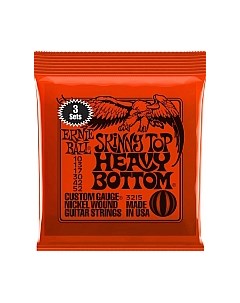 Струны для электрогитары 2215 Slinky Top Heavy Bottom 10-52 Ernie ball