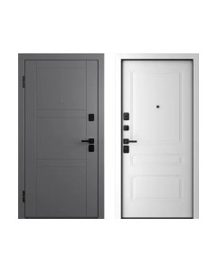 Входная дверь Модель 8 210x90 Black левая Belwooddoors