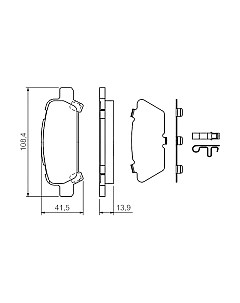 Тормозные колодки Bosch